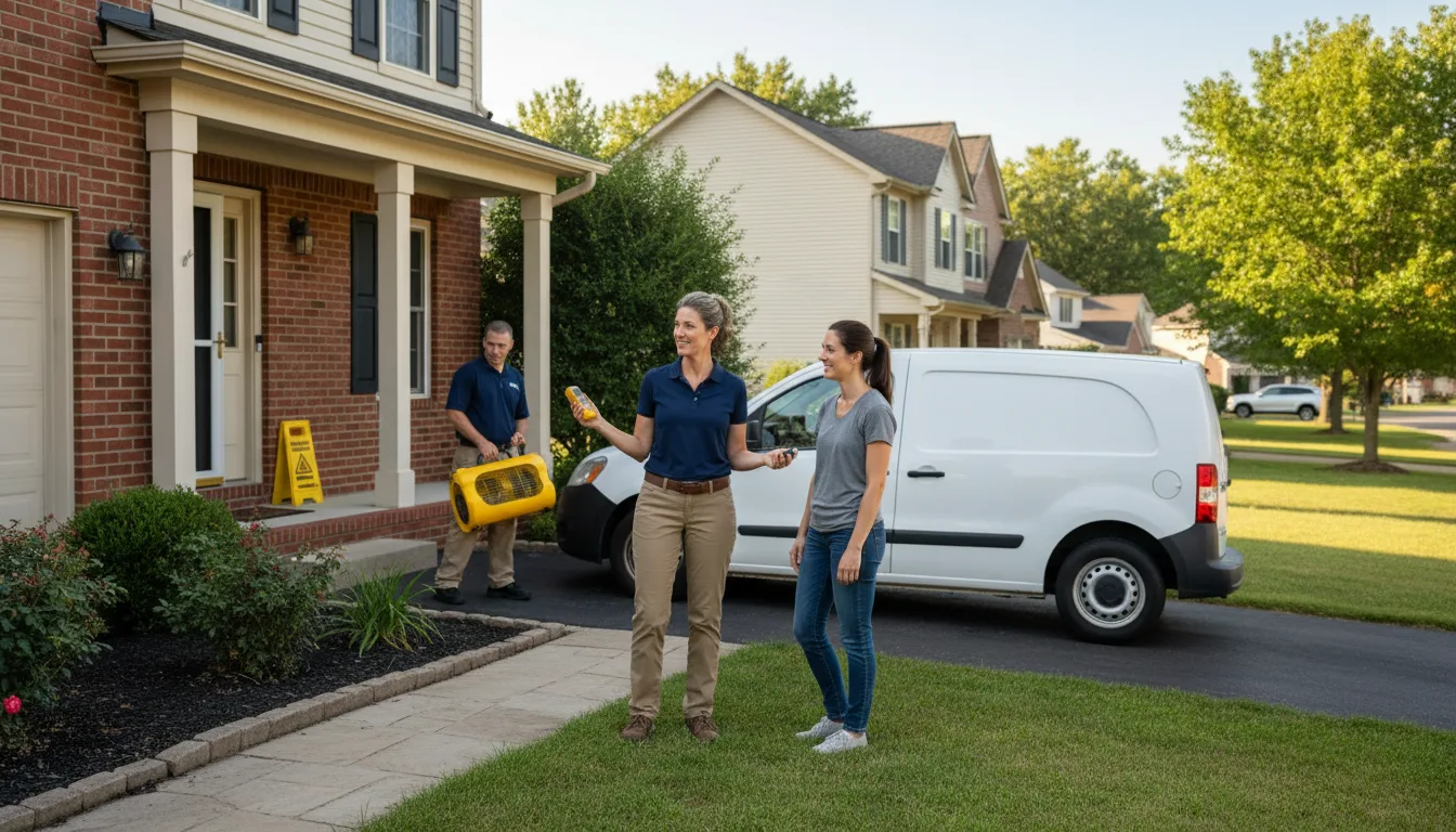 Residential water damage restoration in Alliance, NE